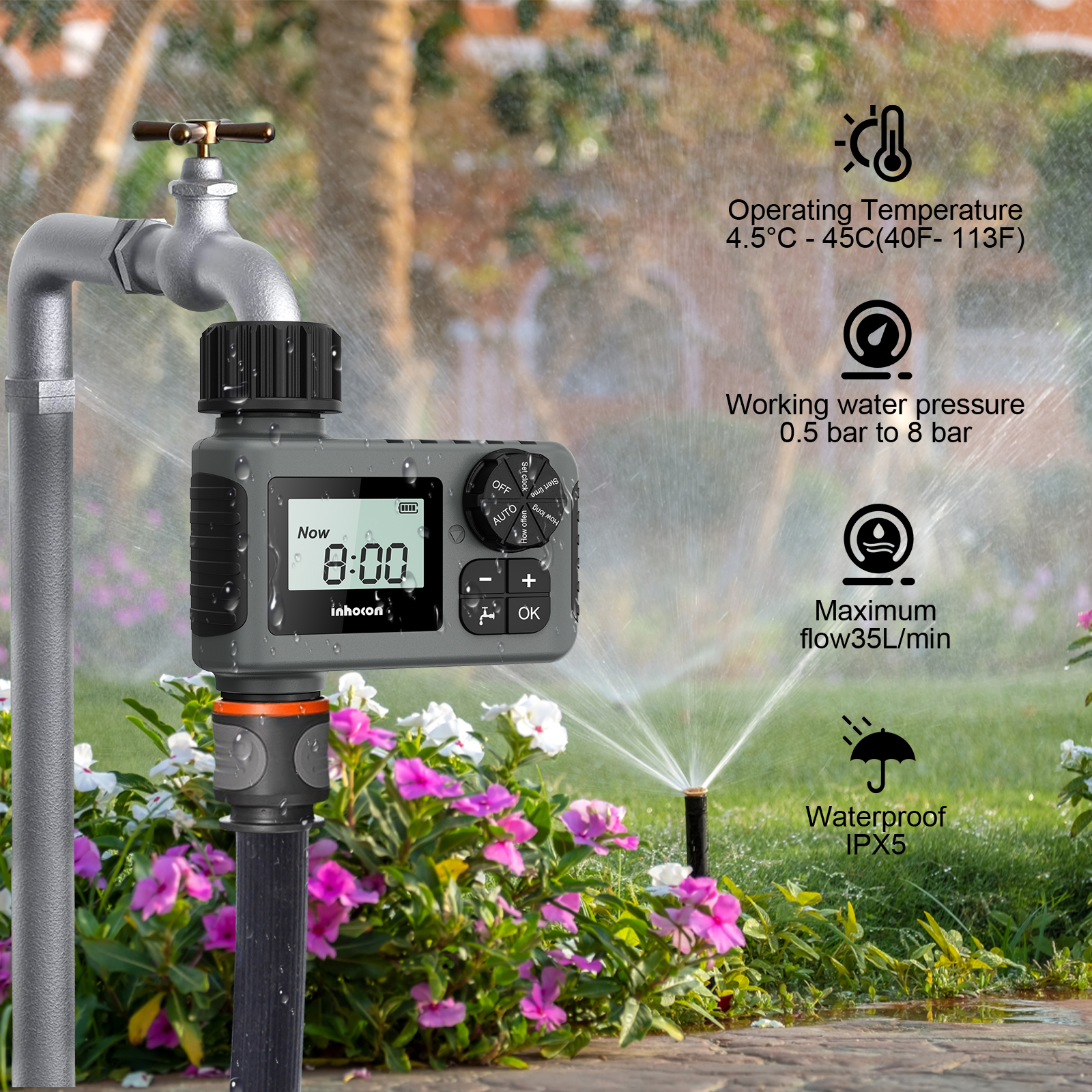 One zone manual version watering timer SGW05