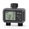 Mini Size Water Timer for Garden Hose, 2 Zone Smart Sprinkler Timer with Rain Delay,Dual-Zone Water Time|Rain Sensor+Manual/Automatic Modes|2025 Waterproof Upgrade|Dual-Program Irrigation System