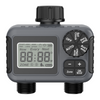 SGW06M Water Timer for Garden Hose - 2 Zone Sprinkler Timer with Rain Delay/Manual Watering/Automatic Irrigation for Yard Lawn