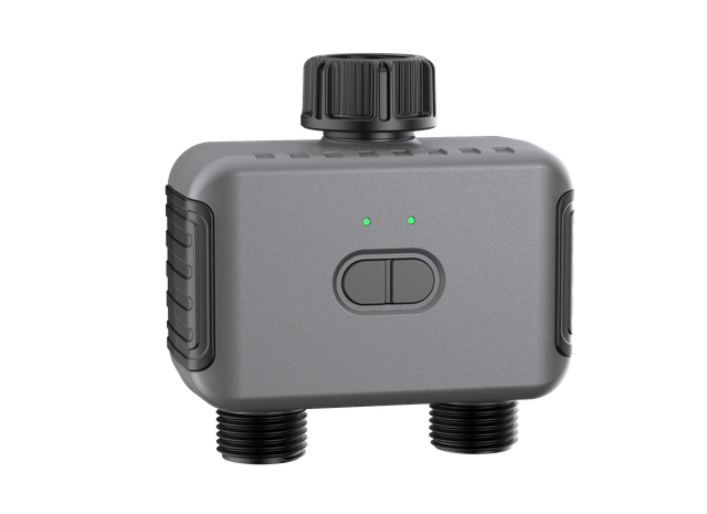 Smart Zigbee Sprinkler Timer New Irrigation Waterer Dual Way Zigbee Smart Timing Adjustable Split Control Patio Garden IP55 Watering