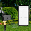 WiFi Sprinkler Timer with Brass Inlet, Smart Water Timer Hose Timer Irrigation Timer with WiFi Hub, Up to 20 Separate Watering Schedules, APP & Voice Control, Compatible with Alexa and Google Home