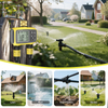 Inhocon Sprinkler Timer with Dual Outlets Programmable Water Hose Timer 2 Outlet for Garden, Automatic Irrigation Timer IP54 with Rain Delay/Manual, Outdoor Hose Timer Controller for Lawn, Yard, Pool