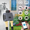 WiFi Water Timer for Garden Hose with Brass Inlet,Smart Hose Timer with WiFi Hub, APP & Voice Control,Up to 20 Watering Plans, 2-Zone Sprinkler Drip Irrigation System Controller for Yard Lawn Watering