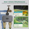 WiFi Sprinkler Timer New Irrigation Waterer Dual Way Zigbee Smart Timing Adjustable Split Control Patio Garden IP55 Watering