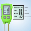 Soil pH Meter Kit with Moisture, Temperature, Humidity, fertility,and PH Test, LCD Display Soil Moisture Meter for ​Garden, Agriculture, etc