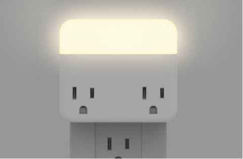 ECF- Smart Wifi Plug & Night Light Works with Alexa , Work with Smart Life of Tuya App