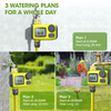 Sprinkler Timer Outdoor for Garden,2024 Release Water Timer for Garden Hose Brass Inlet Hose Timer, Irrigation Timer with Rain Delay/Manual for Garden/Lawn/Yard Watering System,1 Outlet,Yellow