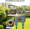 WiFi Sprinkler Timer New Irrigation Water Controller with Brass inlet and outlets Dual Way Zigbee Smart Timing Adjustable Split Control Patio Garden IP55 Watering
