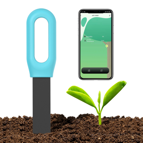 Wireless Soil Sensor for Zigbee Gardening,Smart Soil Tester for Precise Plant Care with Temperature and Humidity Monitoring