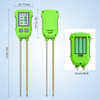 Soil pH Meter Kit with Moisture, Temperature, Humidity, fertility,and PH Test, LCD Display Soil Moisture Meter for ​Garden, Agriculture, etc