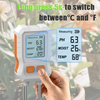 Digital Soil Meter 3 in 1 Precise Soil Moisture Tester PH, Humidity, Temperature Soil Sensor for Garden Plant Flower Testing Tool