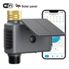 Solar WiFi Water Timer Brass Inlet Hose Timer 2.4GHz Wireless Smart Solar Garden Sprinkler Timer USB-C Charging Irrigation System
