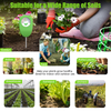 1 In1 Soil Moisture Tester Accurate Analog Soil Meter without Battery Soil Tester Probe for Garden, Lawn,Swimming Pool