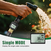 Garden Water Faucet Digital Flow Meter, Brass Inlet & Outlet, High Precision Water Flow Sensor