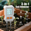 Digital Soil Meter 3 in 1 Precise Soil Moisture Tester PH, Humidity, Temperature Soil Sensor for Garden Plant Flower Testing Tool