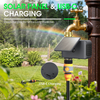 Integrated Solar Powered Hose Timer with USB-C Charging 2.4G Wireless WIFI Sprinkler Timer Brass Inlet And Outlet Garden Water Timer 