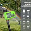 Digital Irrigation Water Timer 1 Zone Button Sprinkler Timer Controller Automatic Water Irrigation Control Valve for Garden